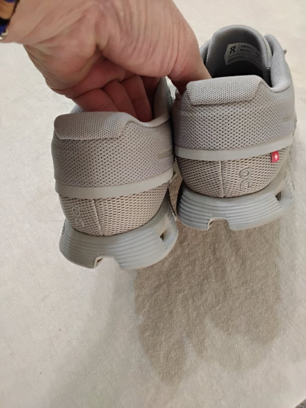 On Cloud 5 "Fog/Alloy" Men's Size 11 - Excellent Condition - Picture 6 of 11